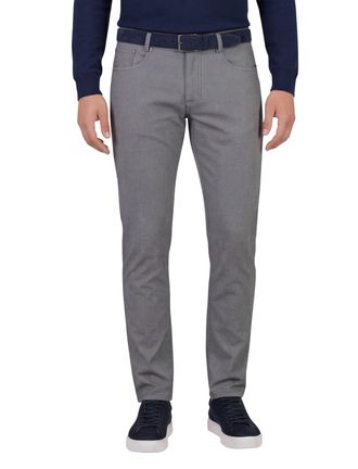 Gardeur broek 5-p grijs slim fit