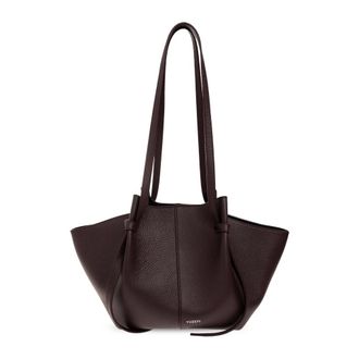 Yuzefi Mochi Leren Tas - Dames - Tassen - Rood - Maat: ONE Size Zijde