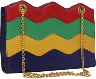 Celine Pre-owned Shoulder Bags, female, Multicolor, Size: ONE SIZE Pre-owned Leather Shoulder Bag