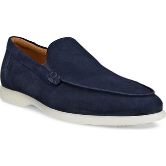 Ecco Metropole Verona Loafer in Marine Nubuck at Nordstrom, Size 10-10.5Us