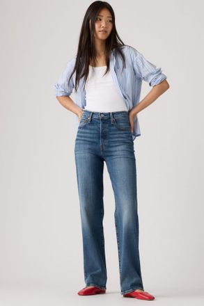Levi's Ribcage Wide Leg Jeans - Donna - 23X30 - Blu / Of Course Stone