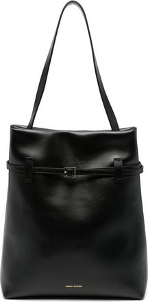 Manu Atelier Buckle-detail Leather Tote Bag