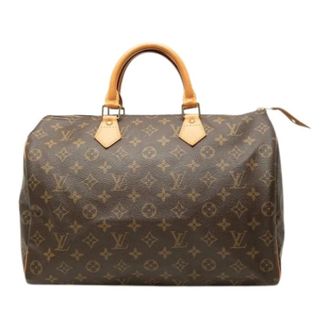 Louis Vuitton Pre-owned Speedy 35 - Dames - Pre-owned - Bruin - Maat: ONE Size Leer