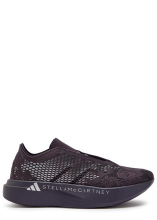 Stella McCartney Adidas X Stella Mccartney Adizero Mesh-knit Sneakers - Black Other - 5.5 (IT38.5 / UK5.5)