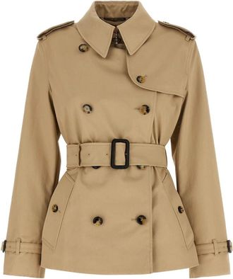 Burberry Chaqueta Trench Lakefield - Coats - Mujer - Beige - 3XS