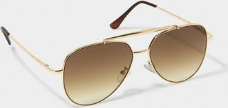 Katie Loxton Bali Sunglasses in Gold Metal at Nordstrom