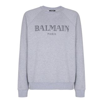 Balmain Hombre, Sudaderas, Gris, Talla: XL