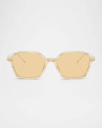 Brunello Cucinelli BC3009 Geometric Blue Light Glasses