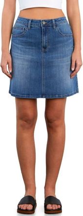 HINT OF BLU A-Line Denim Skirt in Vintage Blue at Nordstrom, Size 31