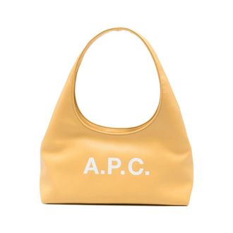 A.P.C. Handbags, female, Yellow, Size: ONE SIZE Ninon Shoulder Bag