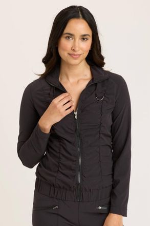 Xcvi Momentum Sweat-Resistant Jacket In Black