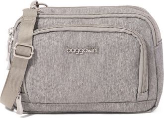 Baggallini Triple Zip Small Convertible Crossbody Bag