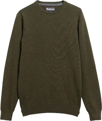 Barbour Jersey de cuello redondo Essential - Knitwear - Hombre - Verde - XL