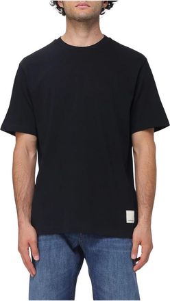 Emporio Armani T-shirt - Heren - T-shirts - Zwart - L - Katoen - Tops