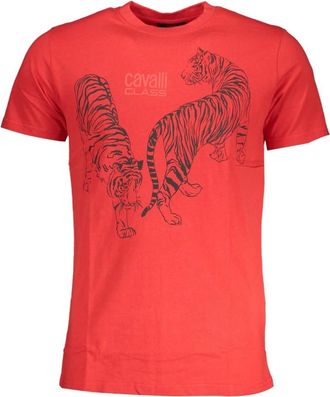 Cavalli Hombre, Camisetas, Rojo, Talla: XL