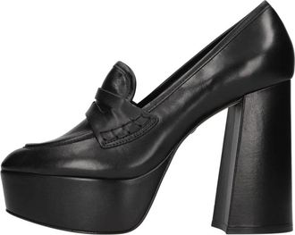 Carrano Leren Loafers - Dames - Loafers - Zwart - 39 EU - Leer - Schoenen