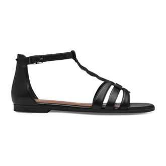 Tamaris Flat Sandals, female, Black, 7 UK, Black Casual Open Sandals