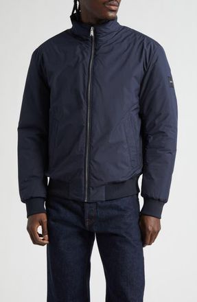BOSS Clase Bomber Jacket in Dark Blue at Nordstrom, Size 38