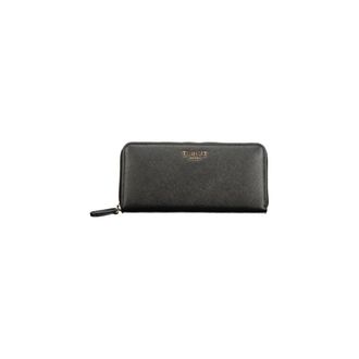Twinset Cartera con cremallera de piel Saffiano - Accessories - Mujer - Negro - ONE SIZE