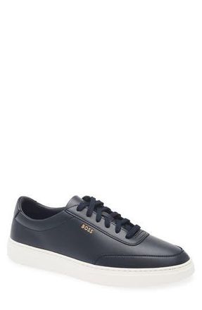 BOSS Kieran Tennis Sneaker in Dark Blue at Nordstrom Rack, Size 11Us / 10Uk