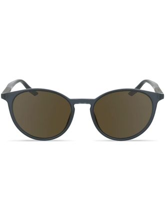 Calvin Klein round frame sunglasses - Blue