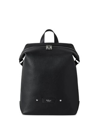 Mulberry zip-top leather backpack - men - Calf Leather - One Size - Black