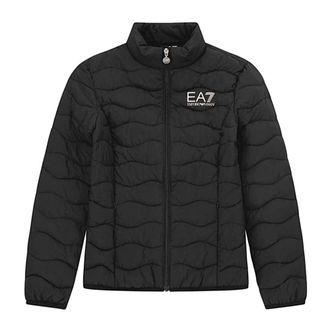 Emporio Armani Winter Jackets, female, Black, Size: XL Giubbotto