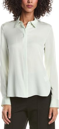Theory Classic Fitted Silk Shirt