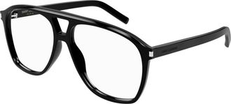 Saint Laurent Dune Optisch Montuur - Dames - Brillen - Zwart - 58 MM - Accessoires