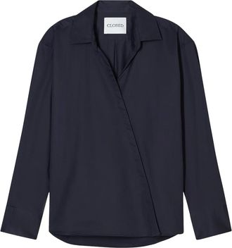 Closed Blusa asimmetrica in popeline