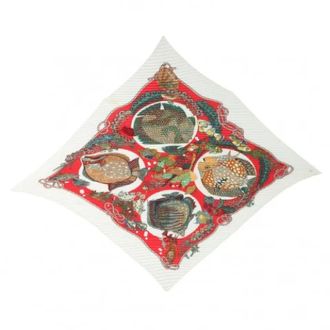 Hermès Pre-owned Scarves, female, Multicolor, Size: ONE SIZE Pre-owned Fabric scarves