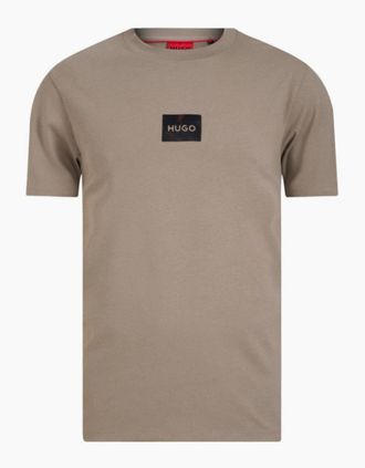 HUGO BOSS Mens HUGO Dumeon T-Shirt 237 Light/Pastel Brown - Tan - Size: 44