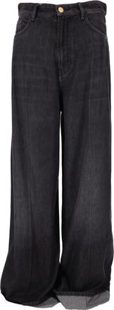 Max Mara Black Relaxed Flat Front Pants