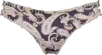 Del Maar Bikinitop met Patchwork Print - Dames - Bikinis - Blauw - L - Badmode