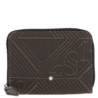 Montblanc Khaki 4810 Jacquard Mini Zip Wallet