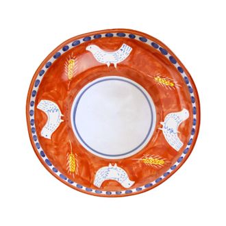 Arcucci feather orange round tray 38 cm
