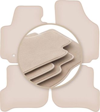 OEM Alfombrillas Beige Premium Para: Seat Altea Monovolumen 2004-08.2008
