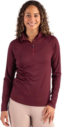 Cutter & Buck Coastline Epic Comfort Recycled Womens Quarter Zip