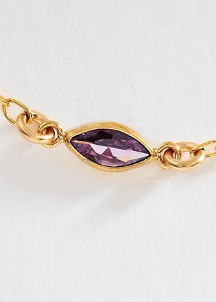 Set & Stones Marquise Birthstone Bracelet