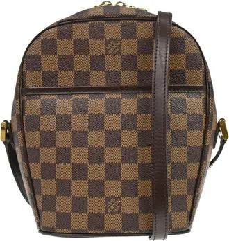 Louis Vuitton Ipanema Damier Brown Canvas Handbag (Pre-Owned)