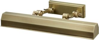 Netlighting Chawton 2 Light Medium Picture Wall Light Brass E14