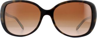 Tiffany & Co. Square Havana Blue Brown Gradient TF 4121B Sunglasses