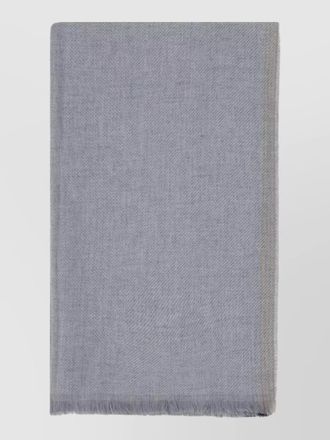 Brunello Cucinelli cashmere fringed scarf