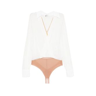 Elisabetta Franchi Chain-detail Wrap-front Bodie
