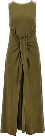 Emporio Armani Maxi Jurk - Dames - Maxi kleedjes - Groen - M - Kleedjes