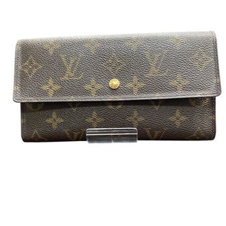 Louis Vuitton Brown Galle Monogram Monogram Long Wallet (Bi-Fold) (Pre-Owned)