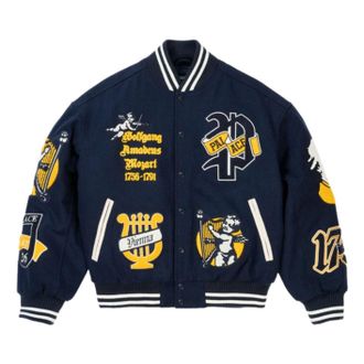 Palace Wolfgang Varsity Jacket Navy P30JK173