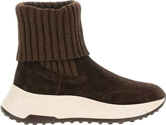 Hogan Dark Brown Slip-on H669 Boots