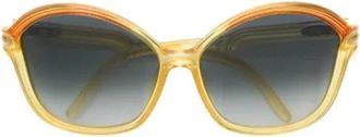 Dior Pre-owned Acetate sunglasses - Dames - Vintage Accessoires - Geel - ONE Size - Vintage