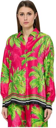 Ermanno Scervino Palm Print Shirt - Dames - Overhemden - Veelkleurig - S - Overhemden